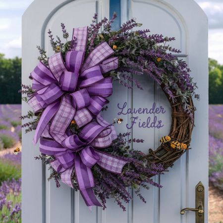 Spring time Floral Wreath